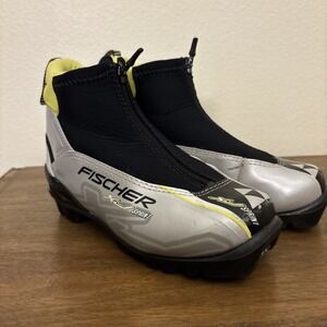 Fischer XJ Sprint size 34 EU kid's nordic xc ski boots NNN